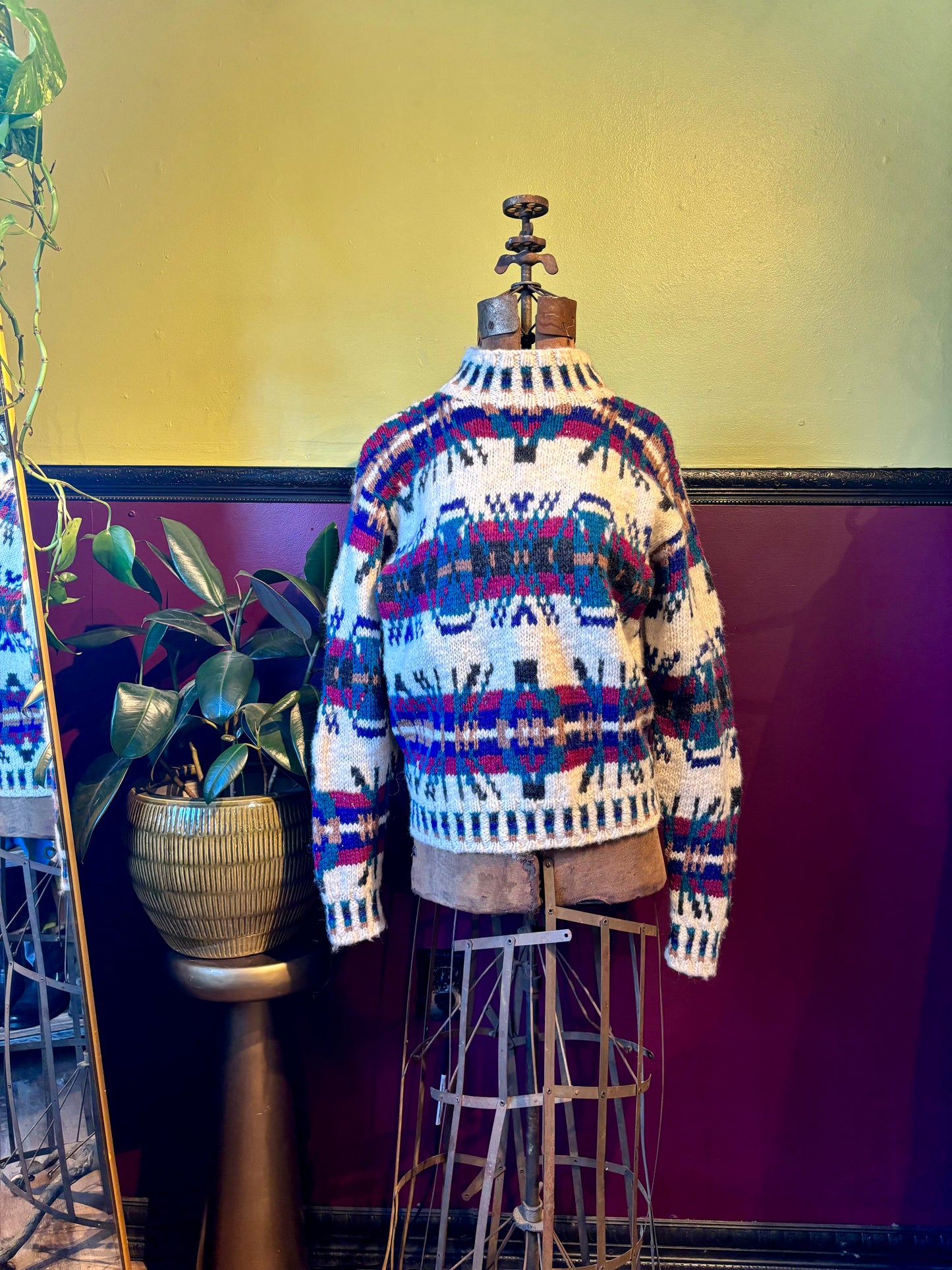 Jewel Toned Knit Sweater