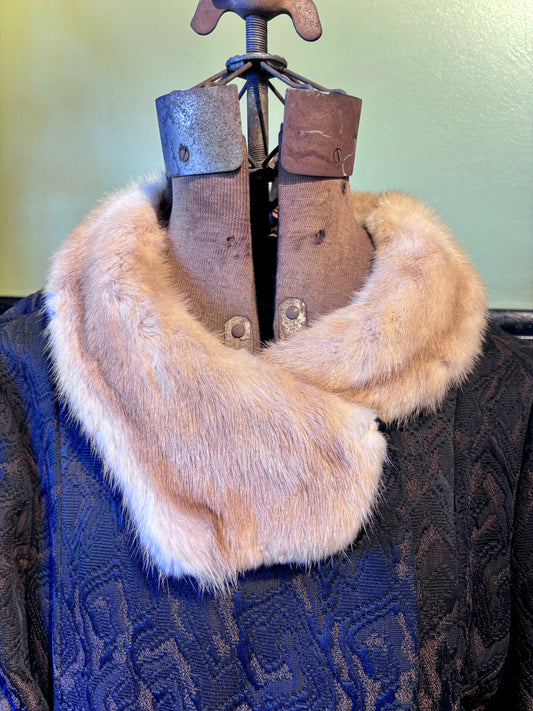 Mink & Brocade Coat