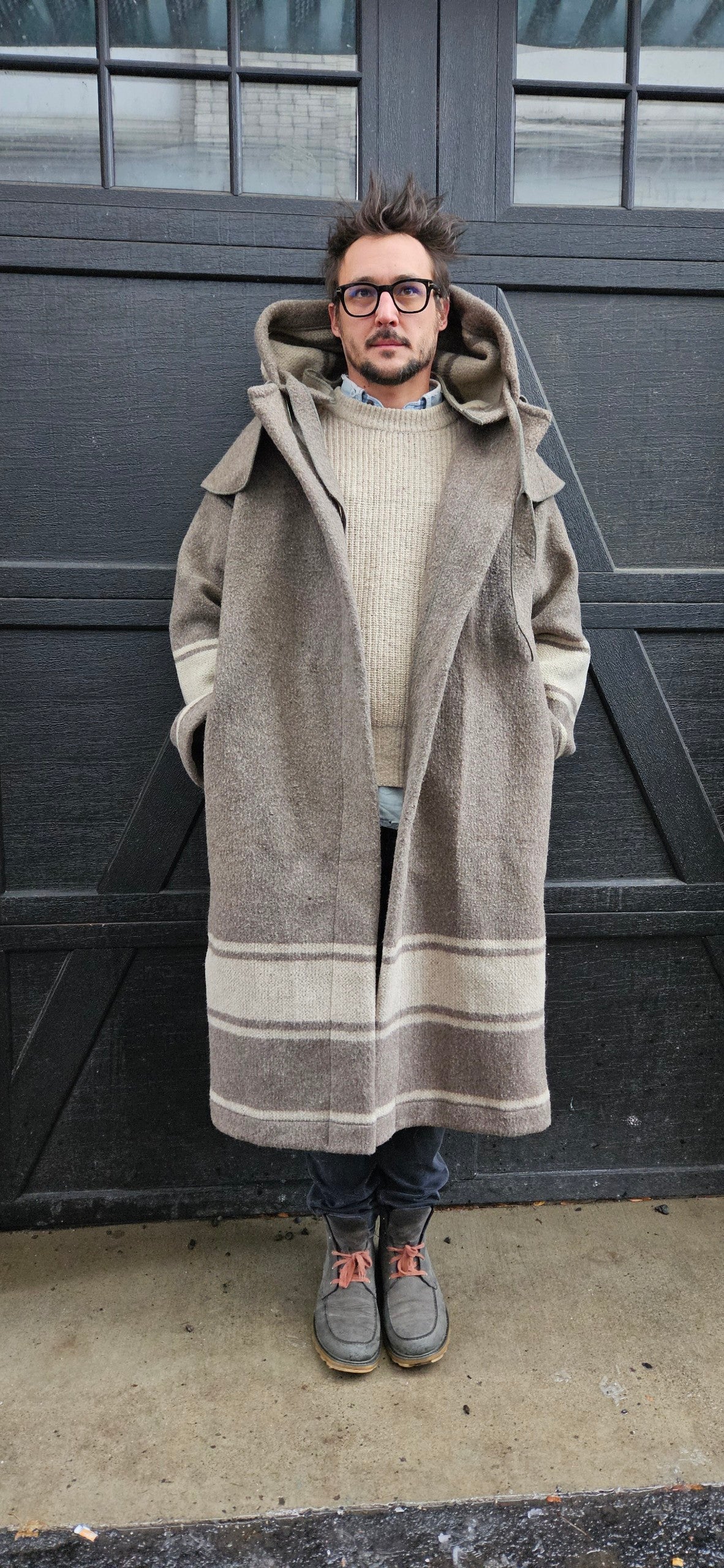 Oversized Blanket Coat