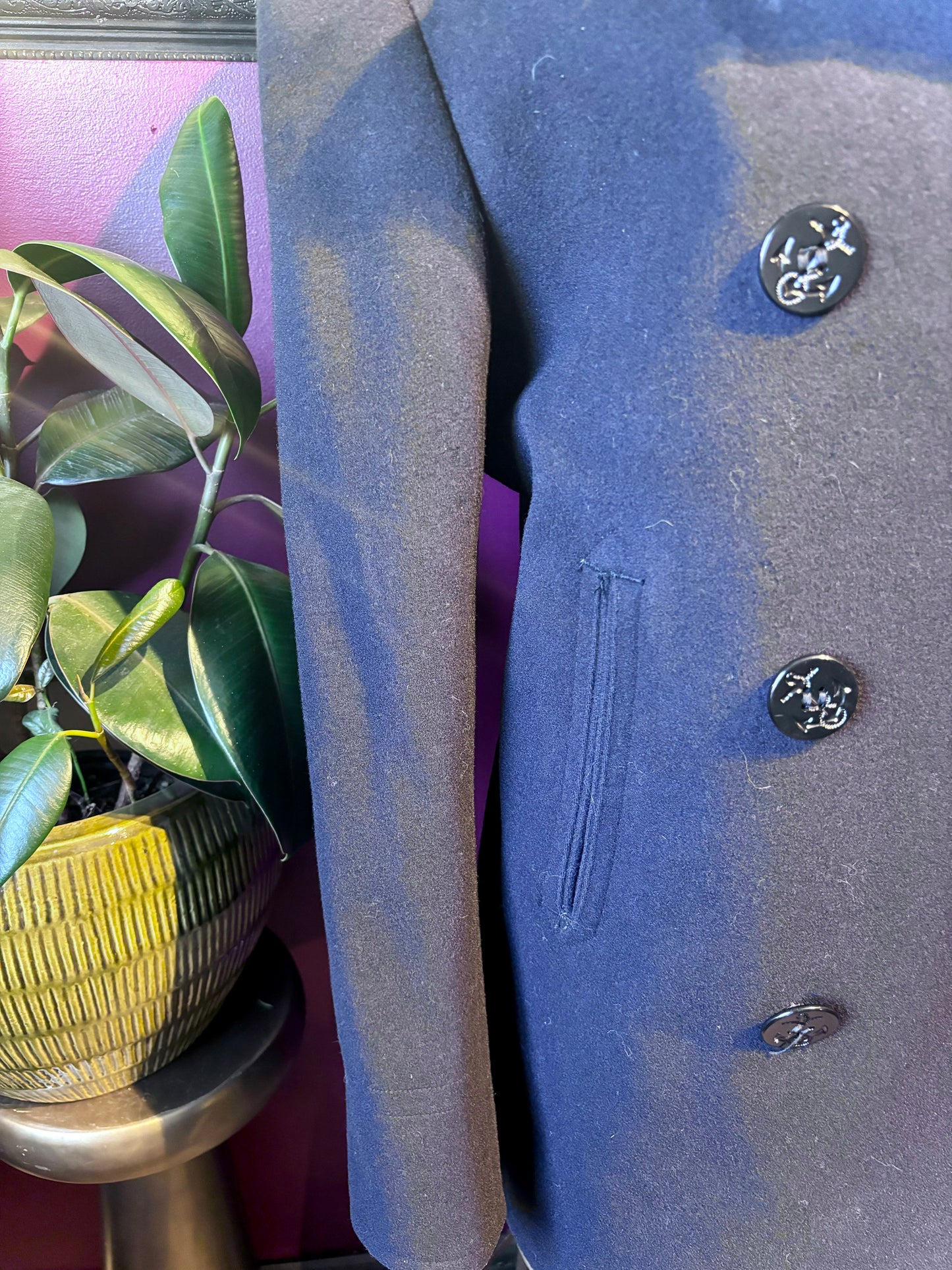 Naval Wool Coat