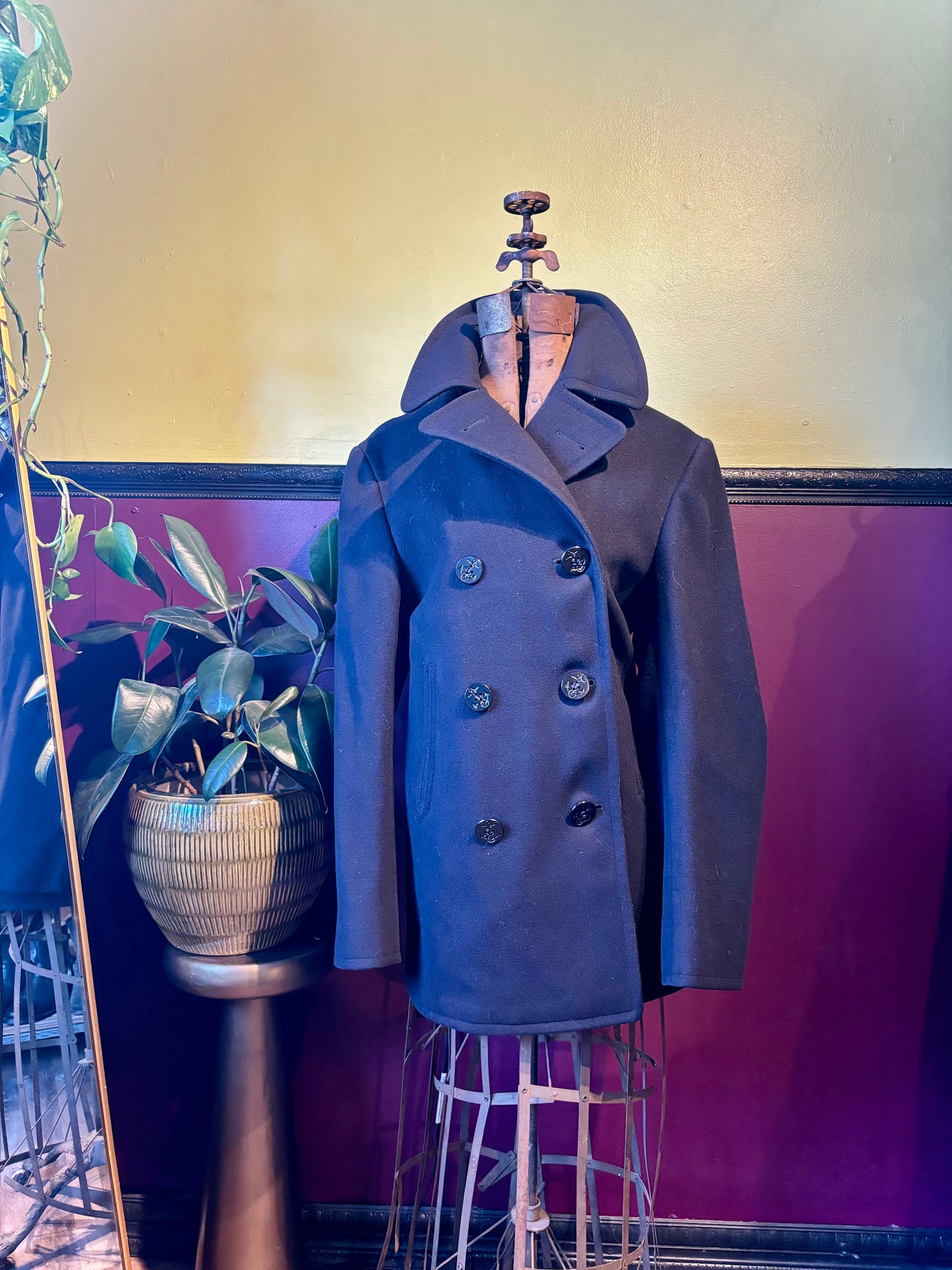 Naval Wool Coat