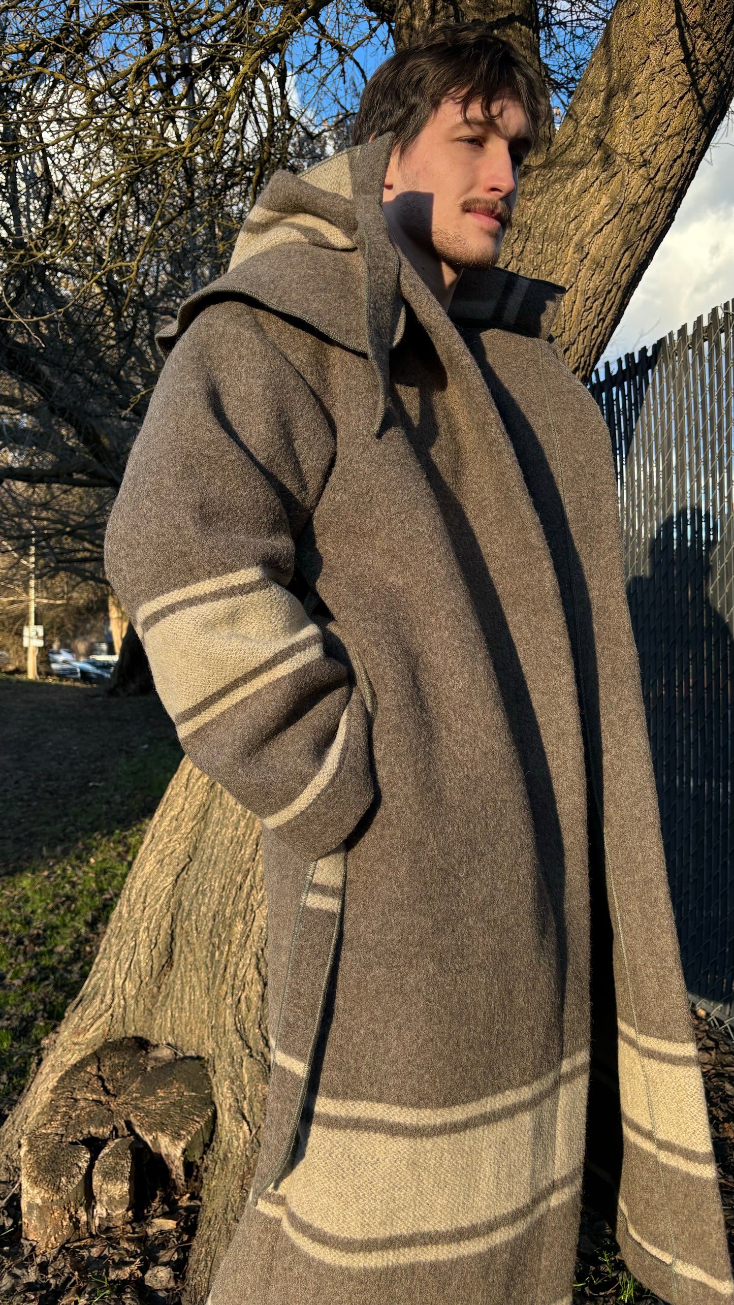 Oversized Blanket Coat