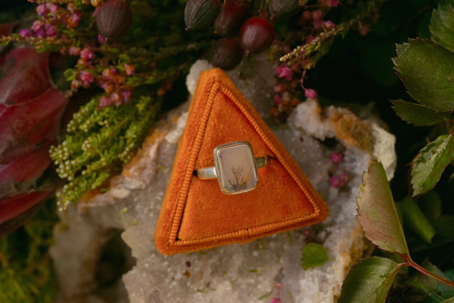 Scenic Dendritic Agate Rectangle