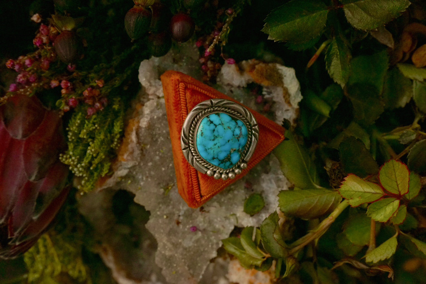 Circle of Life Turquoise Ring