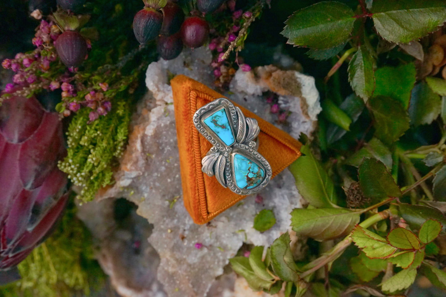 Hourglass Turquoise Ring
