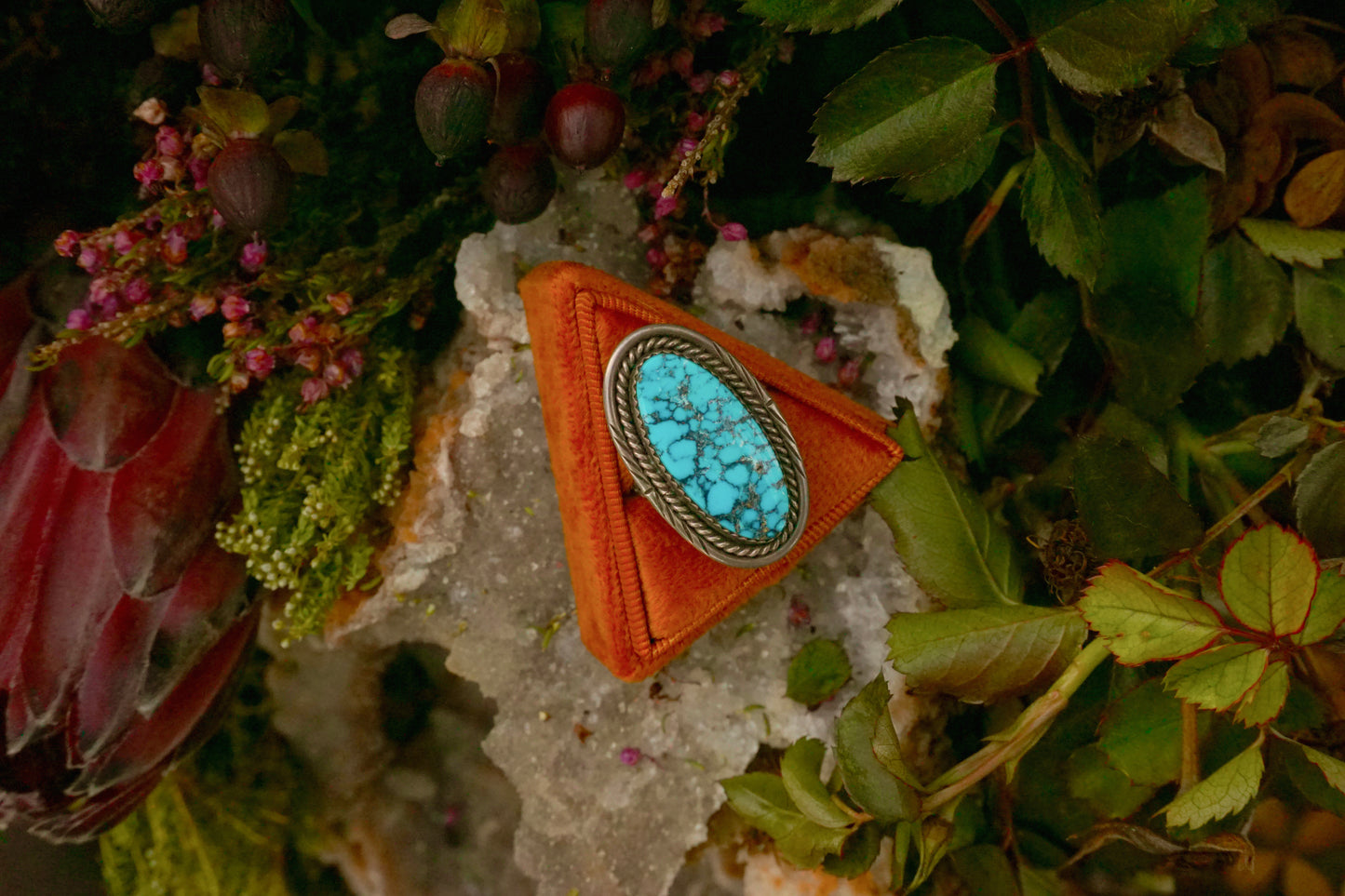 Oblong Turquoise Ring