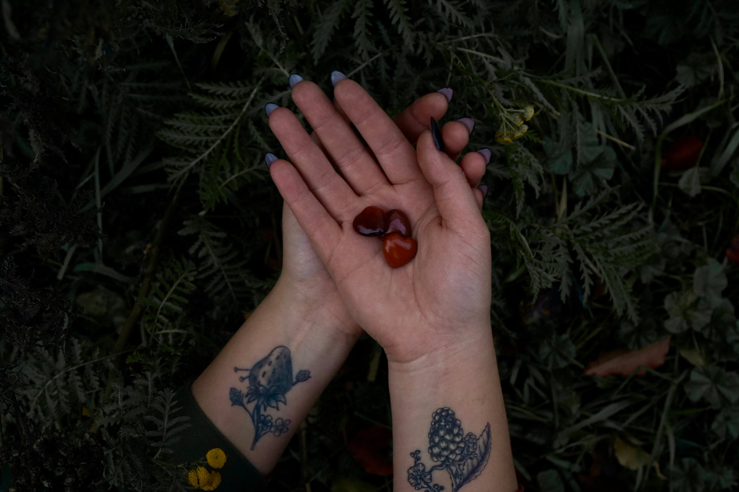 Carnelian Heart Stone