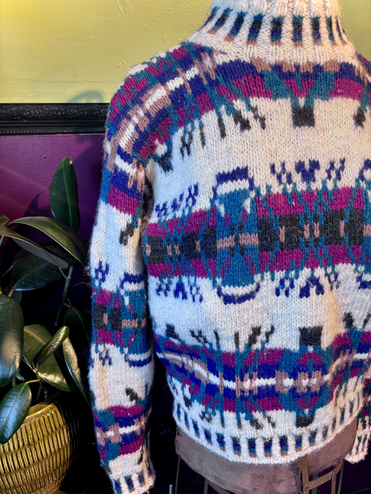 Jewel Toned Knit Sweater