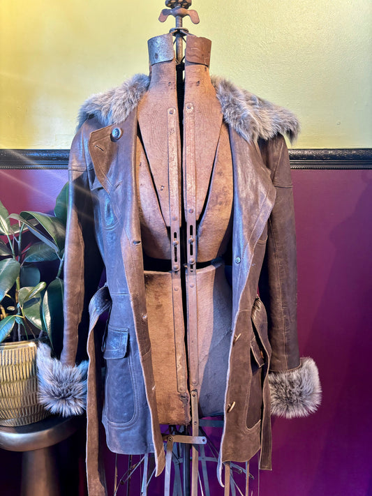 Sheep & Leather Coat