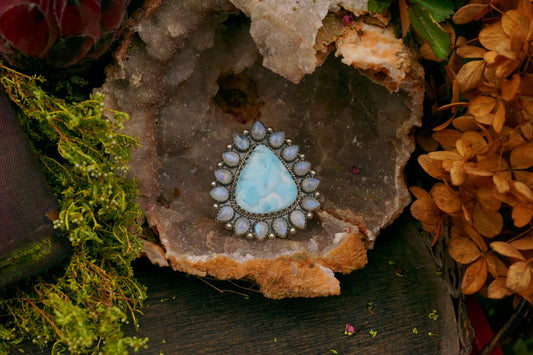 Larimar & Moonstone