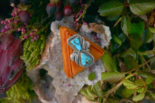 Hourglass Turquoise Ring