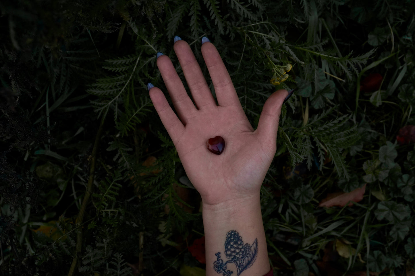 Carnelian Heart Stone